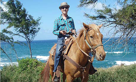 Hank in Hawaii searching for the Paniolo cowboys